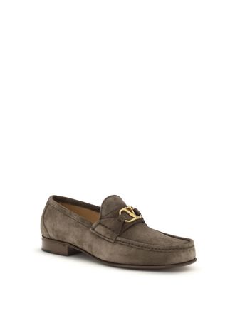 Valentino Garavani VLogo Signature Loafer - Gray