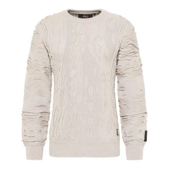 Carlo Colucci Heren, Truien, Beige, Maat: M Wol