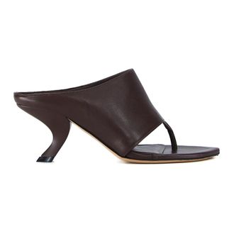 Vic Mati&eacute; Schoenen, Dames, Bruin, 38 EU, Leer, Sabot Tacco