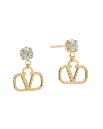 Valentino Vlogo Swarovski Earrings