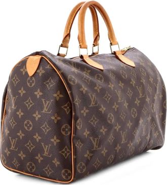 Louis Vuitton Speedy Handbag Monogram Canvas 35 satchel - Bruin
