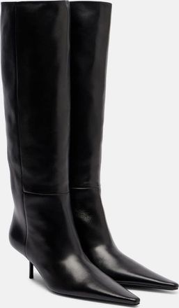 Saint Laurent Victoire 55 leather knee-high boots