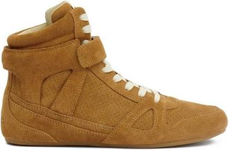 Isabel Marant Senny High - Dames - Sneakers - Bruin - 37 EU - Leer - Schoenen