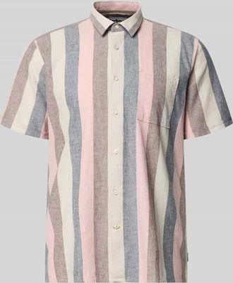 Barbour Regular Fit Freizeithemd aus Leinen-Baumwoll-Mix Modell PORTWELL SUMMER in Pink, Gr&ouml;&szlig;e XXXL