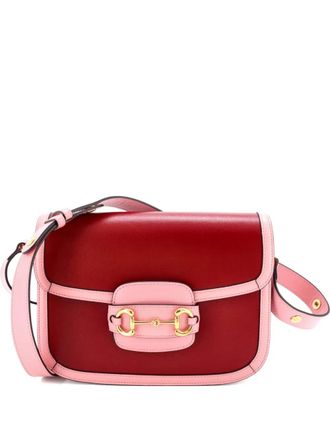 Gucci Horsebit 1955 Leather Small shoulder bag - Pink
