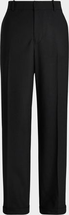 Polo Ralph Lauren High Rise Relaxed Straight-Leg Trousers