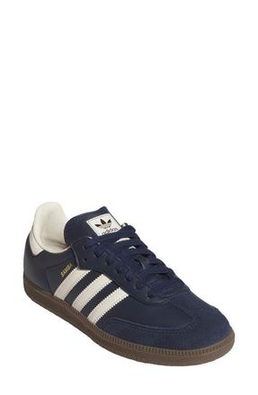 adidas Gender Inclusive Samba OG Sneaker in Night Indigo/White/Gum 3 at Nordstrom, Size 11.5 Womens