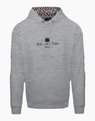 Aquascutum Mens Hooded sw - Grey - Size: 2X large