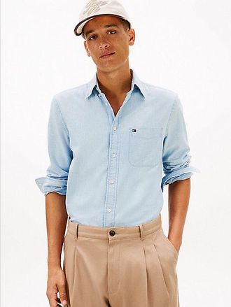 Tommy Hilfiger Regular Fit Button-Down Chambray Shirt