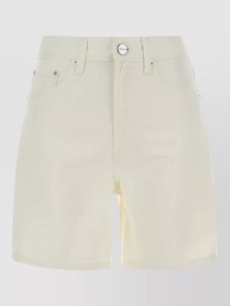 Anine Bing denim knee-length shorts