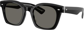 Oliver Peoples Zonnebril - unisex - Zonnebrillen - Zwart - 50 MM - Accessoires