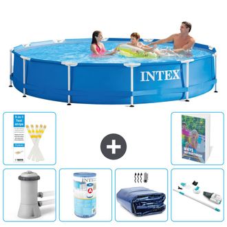 Intex Piscina Con Estructura Redonda - 366x76 Cm - 7-piezas S201