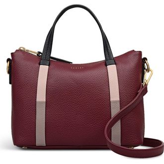 Radley London Waterloo Way Small Ziptop Satchel Bag in Merlot at Nordstrom