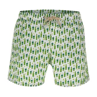 MC2 Saint Barth Beachwear, male, Multicolor, Size: XL Lighting Micro Fantasy Ultralight Swimsuit