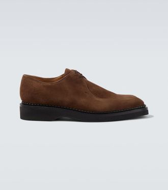 John Lobb Ted suede Oxford shoes