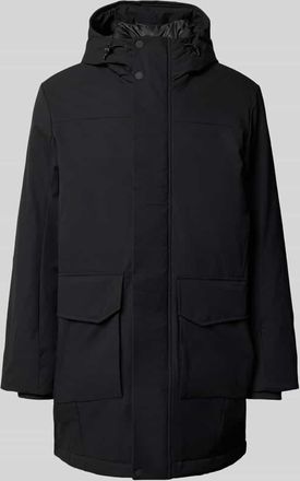 Tom Tailor Denim Regular Fit Parka mit wasserabweisender Funktion in BLACK, Größe XXL