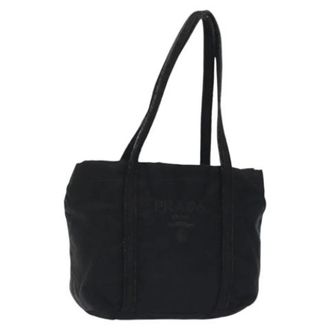 Prada Pre-owned Nylon prada-bags - Dames - Pre-owned - Zwart - Maat: ONE Size Nylon