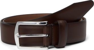 Allen Edmonds Midland Ave Mens Belts Coffee : 32, Leather