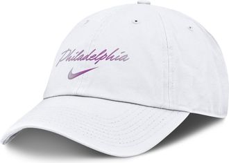 Nike Philadelphia Phillies Club Nike Mens MLB Adjustable Hat in White | NB0110APP-A9W