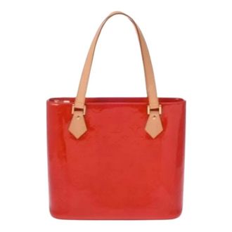 Louis Vuitton Pre-owned Tote Bags, female, Red, Size: ONE SIZE Pre-owned Monogram Vernis Handbag