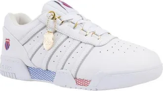 K-Swiss Gender Inclusive Gstaad 60th Anniversary Sneaker in Ksrc Gstaad~Wht/mrsred/pecot~M at Nordstrom, Size 10.5