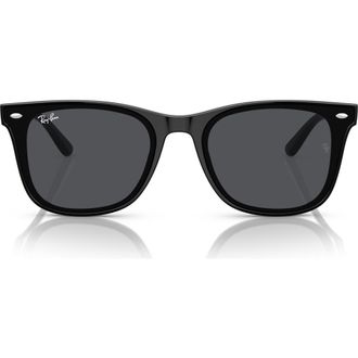 Ray-Ban 65mm Oversize Square Sunglasses in Dark Grey at Nordstrom