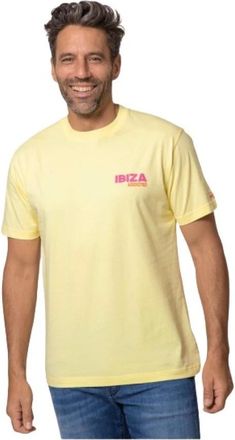 MC2 Saint Barth Ibiza Addicted T-Shirt - Heren - T-shirts - Geel - L - Tops