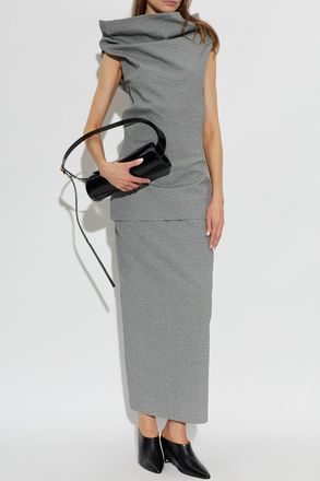 Issey Miyake Skirt With Pockets, Womens, Grey