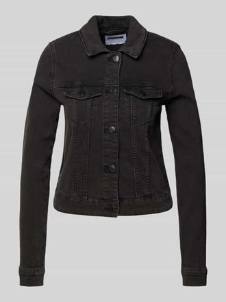 Noisy May Jeansjacke mit Brusttaschen Modell DEBRA in Black, Größe XL