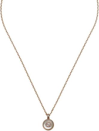 Gucci Interlocking 18k Rose Gold Mother of Pearl Necklace - YBB789342001