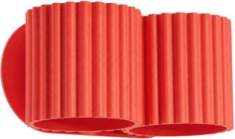 Sollux Lighting Aplique de pared rojo aluminio alt. 10 cm