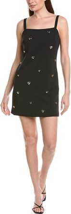 Milly Colette Heart Applique Mini Dress
