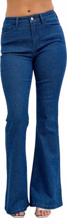 Judy Blue Sparkle Flare Jeans In Blue