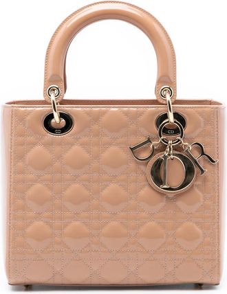 Dior Pre-owned Dior Medium Patent Cannage Lady Ladies BGB2084J0URR5XSD