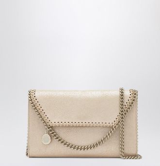 Stella McCartney Falabella Airlite Gold Crossbody Wallet Bag