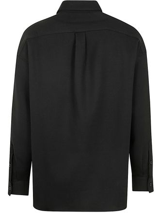 Emporio Armani Mens Shirt - Black Elastane - Size Medium