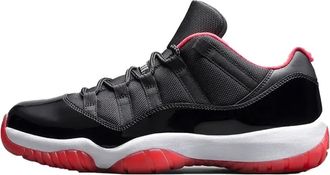 Nike Jordan Retro Low Bred Sneakers - Heren - Fitnessschoenen - Zwart - 38 1/2 EU - Denim - Fitness