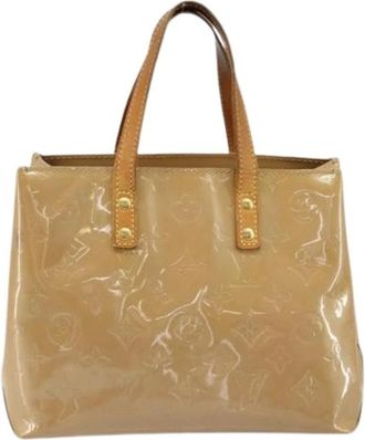 Louis Vuitton Pre-owned M91334 Hand Bag - Dames - Pre-owned - Beige - Maat: ONE Size Leer