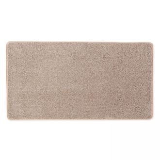 Oviala Alfombra rectangular de polipropileno de 80x150 cm en topo