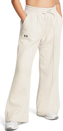 Under Armour Womens Rival Fleece Txtr Pant, Color Summit White (110), Size: Medium