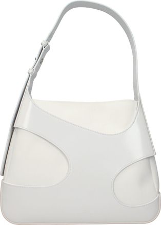 Ferragamo White Leather Shoulder Womens Bag