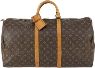 Louis Vuitton Pre-owned Weekend Bags, female, Brown, Size: ONE SIZE Pre-owned Keepall 45 Travel Bag