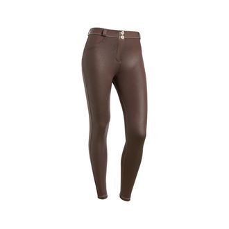 Freddy Pantaloni WR.UP in similpelle con vita alta bottoni e zip