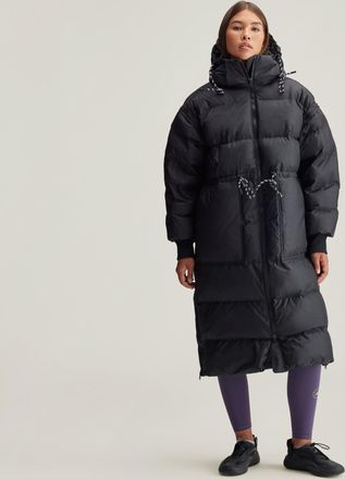 adidas ADIDAS by Stella McCartney Womens Long Padded Winter Jacket - Black - Size Medium