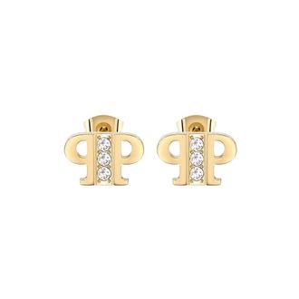 Philipp Plein Stud Oorbellen - Dames - Oorbellen - Geel - ONE Size - Accessoires