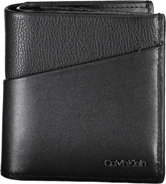 Calvin Klein Portemonnee - Heren - Portefeuilles - Zwart - ONE Size - Leer - Accessoires