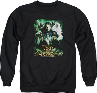 Gildan Lord Of The Rings Hero Group Adult Crewneck Sweatshirt