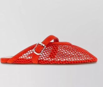 Alaia suede mules