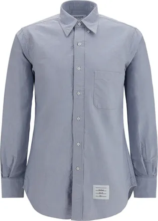 Thom Browne Mens Shirt Cotton Light Blue