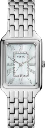 Fossil Accessoires, Dames, Grijs, ONE Size, Elegante Zilveren Horloge voor Vrouwen